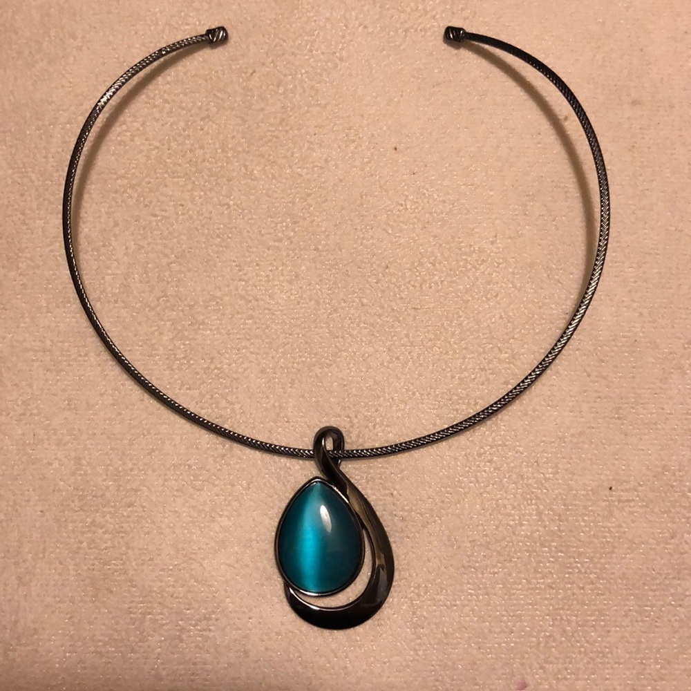 Lia Sophia omega necklace with charm